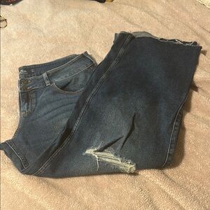 Low-rise vintage baggy jeans